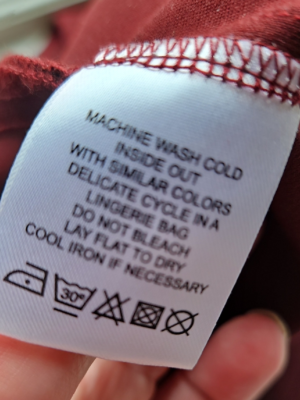 Cuyana Maroon Ponte Short-Sleeve Shift Mini Dress SM - Picture 6 of 8